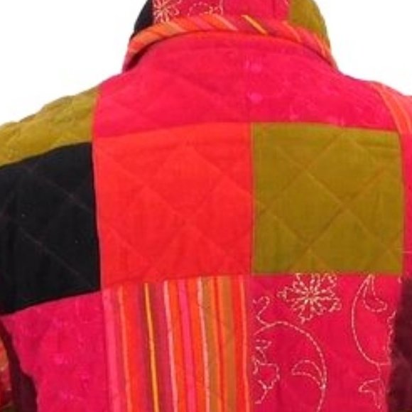 Vintage David Brooks Quilted Patchwork Jacket - Picture 6 of 9